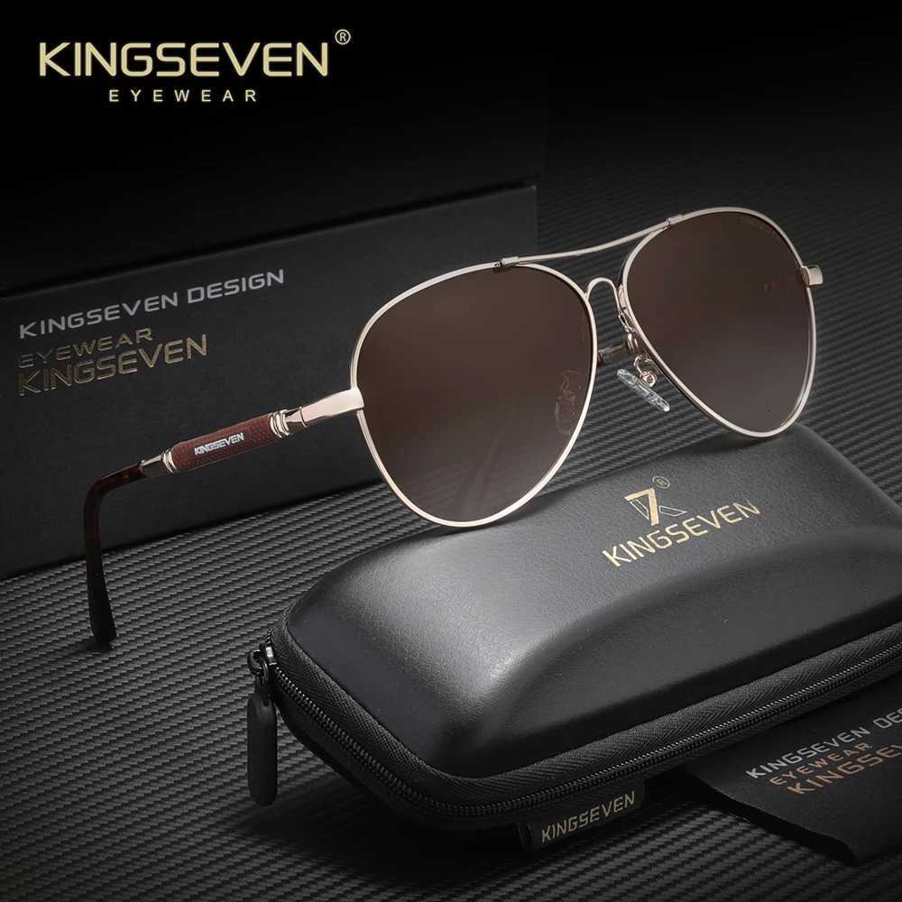 KINGSN ot Sunes Quality Titanium Alloy Polari UV400 Trendy es For Men Wen Driving Eyewear W250709