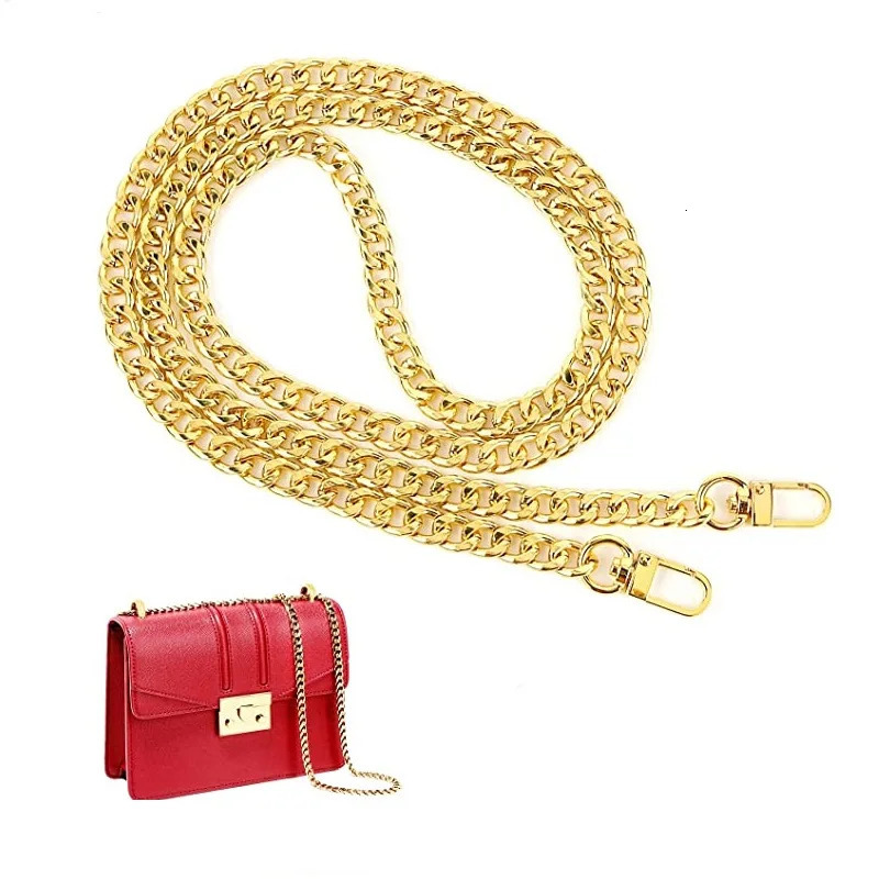 316L Stainless steel Solid Metal Base Link Bag Chain Bandage IP Gold Plated Silver Black Accessories Strap Women Kpop DIY 250707