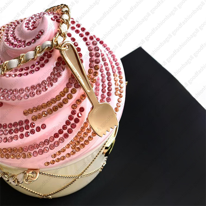 Ice top quality 10a chain shoulder designer 26c crossbody luxury ice cream cone bag