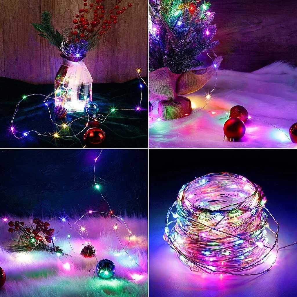 Tsoper Wire Varne White Led Fairy Lights Usb Led String Light Outdoor Decoration Christmas Lights XJ250710