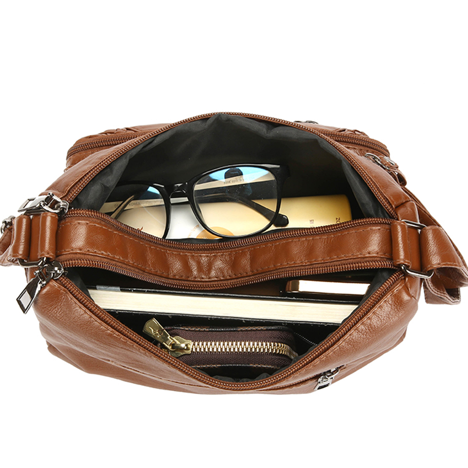 Multiple Pockets Purses and Handbags Ladies Shoulder Crossbody Bags for Women Luxury Handbag Women Bags Designer Sac A Main 2025