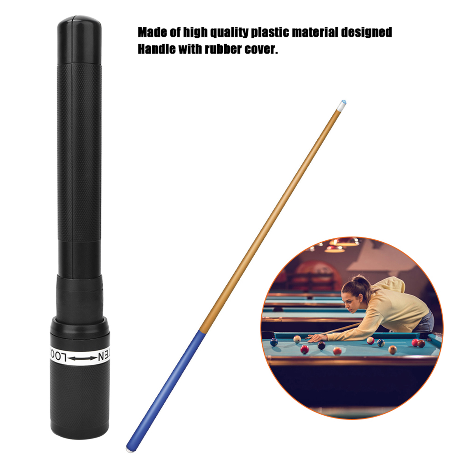 Biliards Accessorio 9 Palline Cue Cue End Extension Extende Extender Londering …