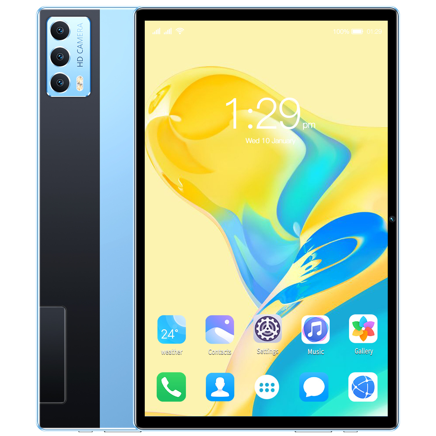 New X11Pro Android smart tablet computer with 10-inch screen, supporting WiFi and Bluetooth. Factory-supplied for exclusive use.