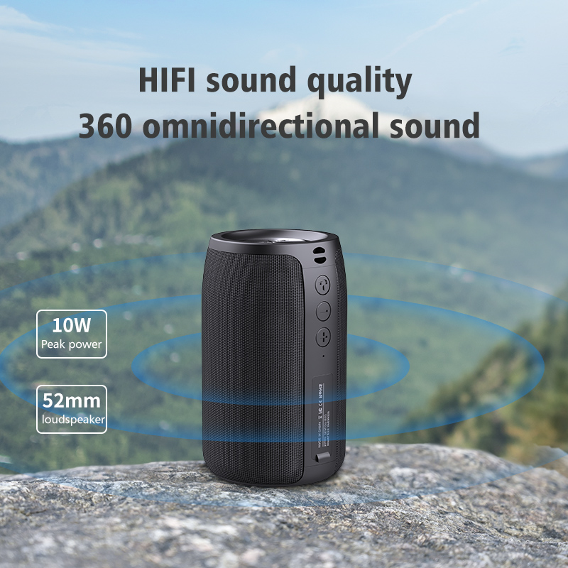 S32 Sleek Portability Meets Excellent Acoustics: Robust Waterproof Bluetooth Speaker