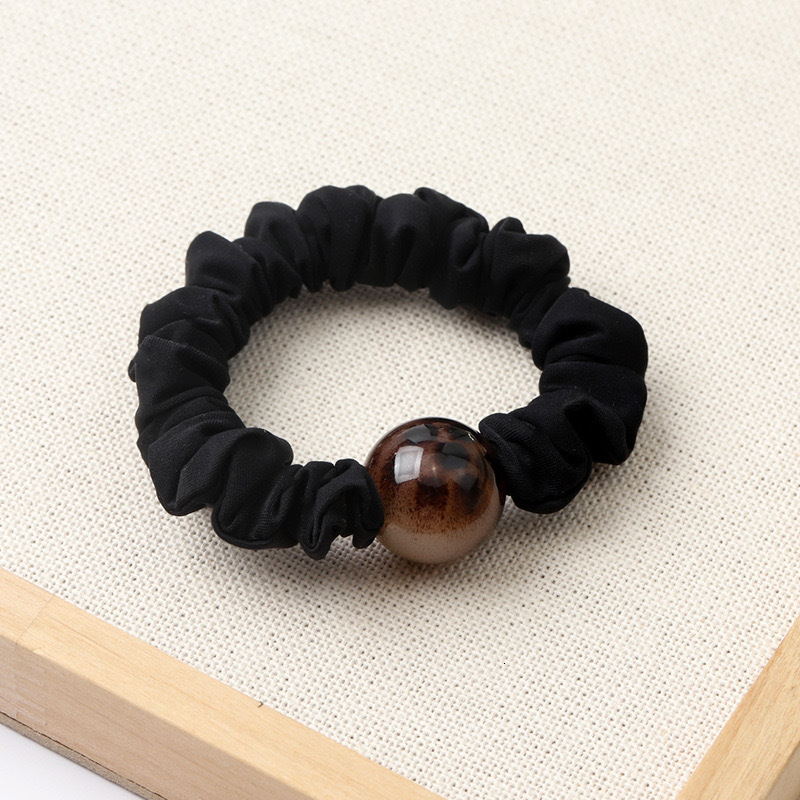 High Elasticity Simple Basic Hair Tie Fashionable Elegant Versatile Hair Band Non-Damaging Thickened High-End Feel Hair Rope Womens Hair Accessory 250