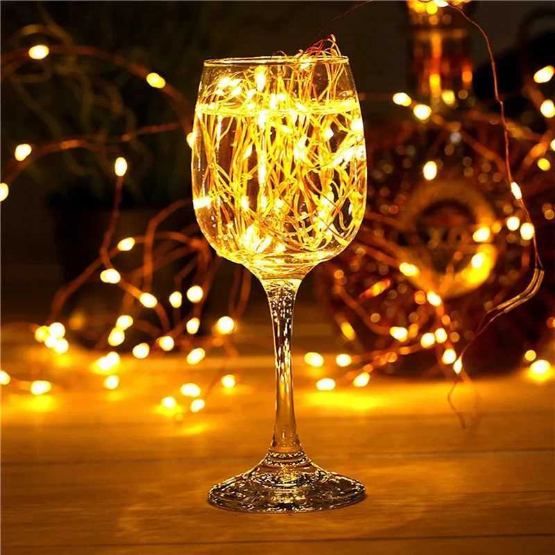 7m/12m/22m/32m Solar LED Fairy String Light Outdoor Waterproof 8 Modes Street Garland for Party Wedding Christmas Decoration Lamp XJ250710