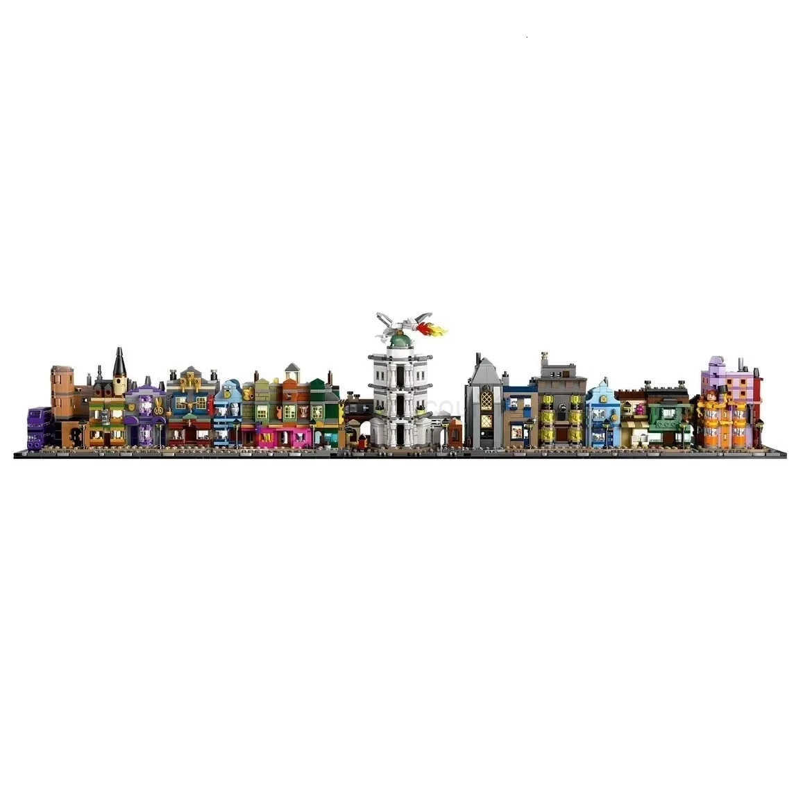 New style alley corner shop building blocks street view construction field creative brick toys for children and adults holiday birthday g M250711