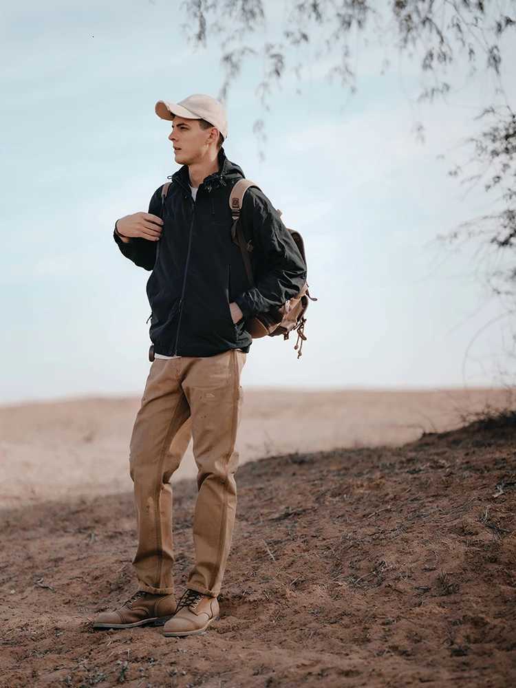 2025 Spring New Outdoor Jackets Men Hiking Oversize Windbreaker Mountain Water Repellent Soft Shell Coats W250711