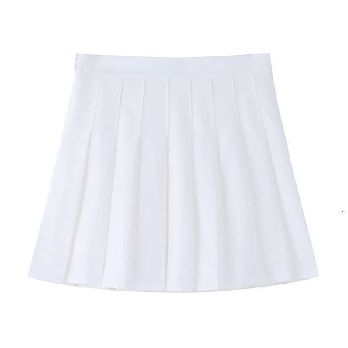 Safety Pants Zipper + Button Pleated JK Uniform Versatile Half Spring Summer Short Skirt Trendy B5