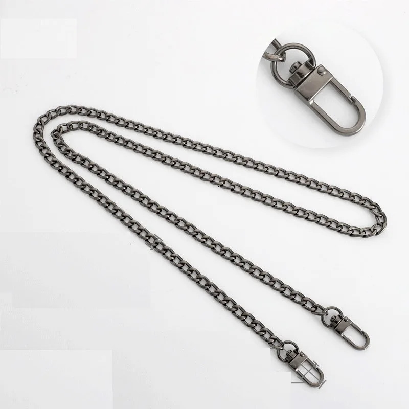 316L Stainless steel Solid Metal Base Link Bag Chain Bandage IP Gold Plated Silver Black Accessories Strap Women Kpop DIY 250707