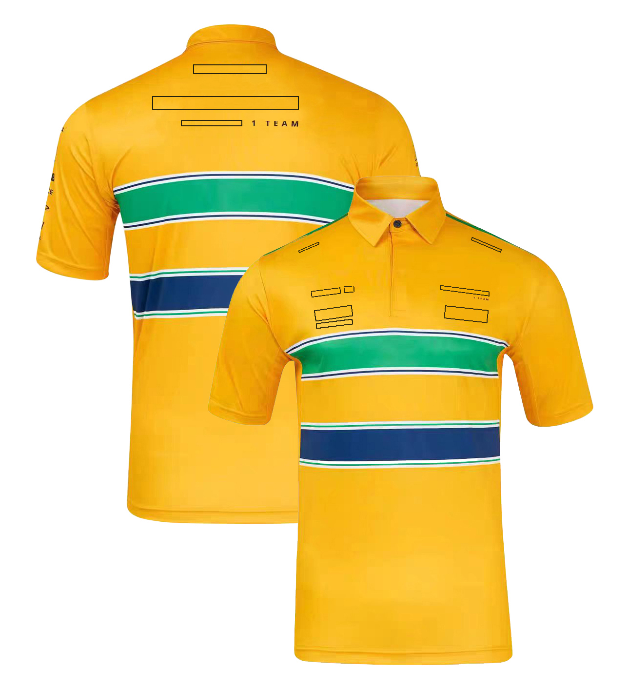 F1 Racing 2024 Formula 1 Race Team Tribute Polo Shirts Driver Fans Striped Short-sleeved Jersey Men's T-shirt Tops free shipping
