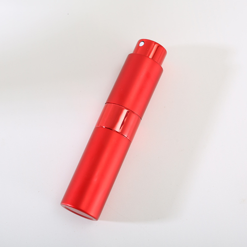 8ml Rotating Dispenser Perfume Glass Liner Cosmetic Oral Spray Press Empty Bottle