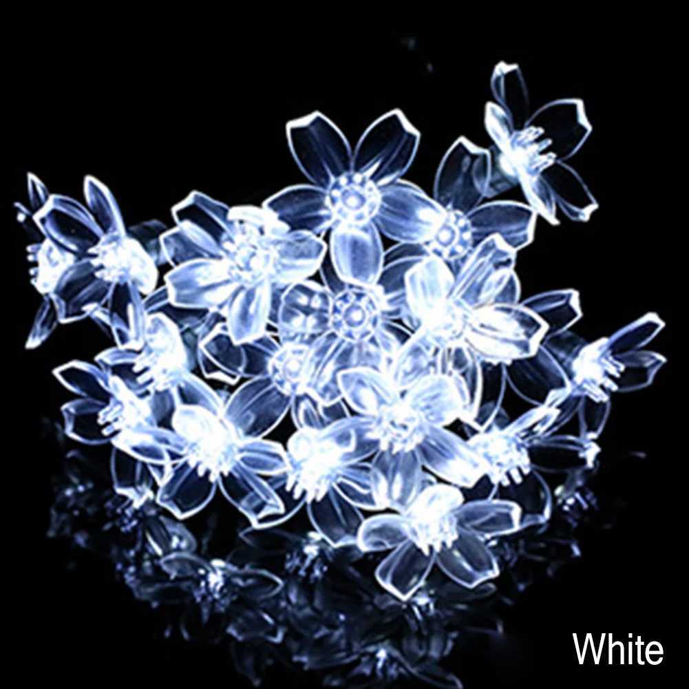 1PC Flower Fairy Lights Battery Operated String Lights Waterproof 10/20/30/40 LED Cherry Blossom Lights For Party Wedding Decor XJ250710