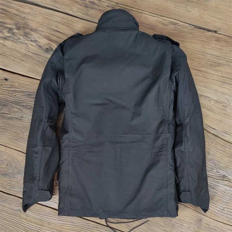 US Military M65 Field Tactical Jacket Windbreaker Mens Autumn Winter Windproof Warm Coat Detachable Cotton Liner Army Outerwear W250711