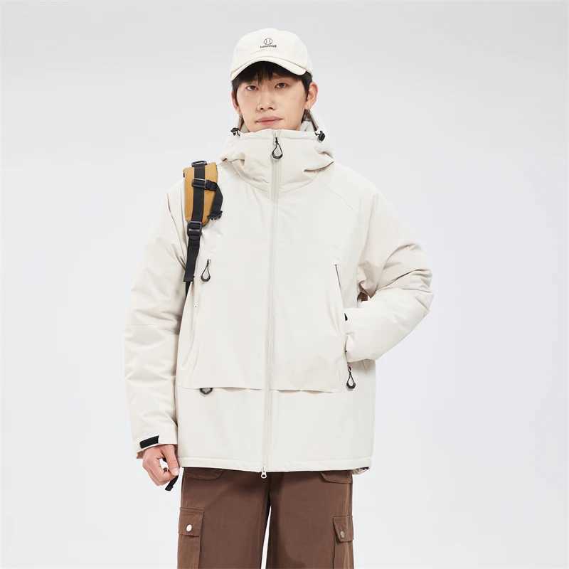 Winter Mountain Jacket Thickened Mens And Womens Jacket Windproof And Water-Splashing Travel Outdoor Mountaineering Suit Trend W250711