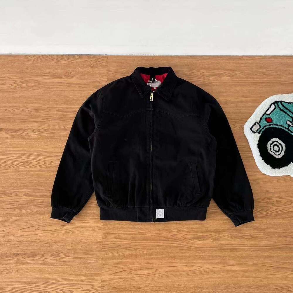 Alternative American Style Washed Vintage Cleanfit Santa Fe Men's Casual Loose Jacket Unisex y2k