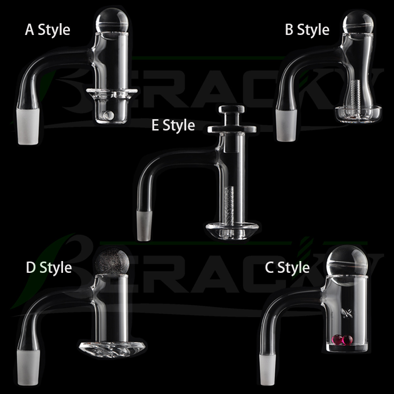 Beracky Halo Full Weld Beveled Edge Blender Control Tower Quartz Banger 4mm Bottom Nails