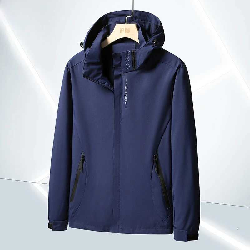 2025 New Outdoor Thin Jacket Single-layer Remover Waterproof Windproof Jacket Mens Style W250711