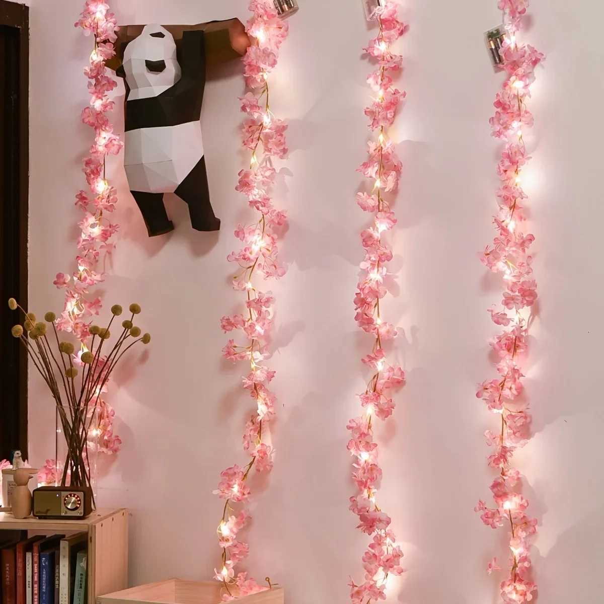 LED Cherry Blossom Lamp String Yard Light New Year Decoration Festival Garden Lawn Indoor LED Outdoor Home Wedding Decorative Lights XJ250710