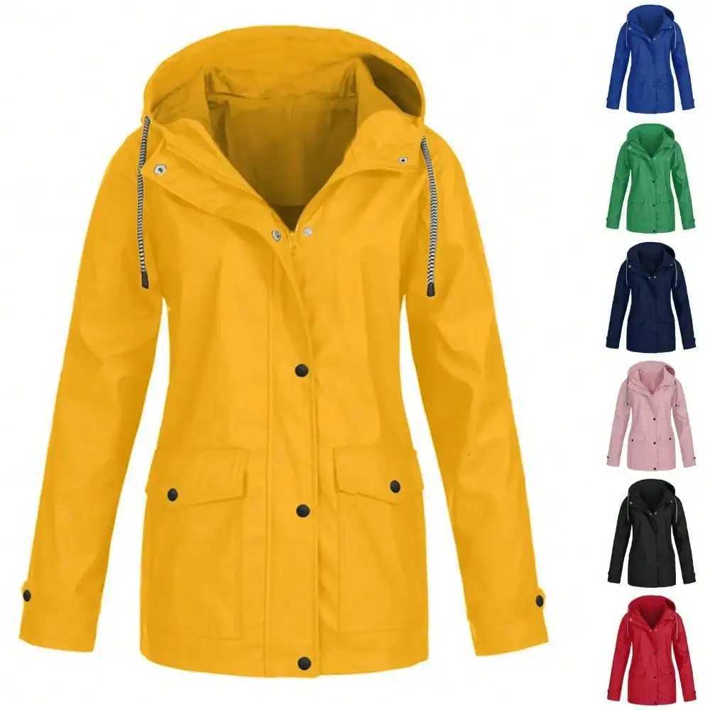 2025 New Jacket Three-in-one Outdoor Mountaineering Suit Waterproof Jacket Women Solid Rain Jacket Outdoor Raincoat Windproof W250711