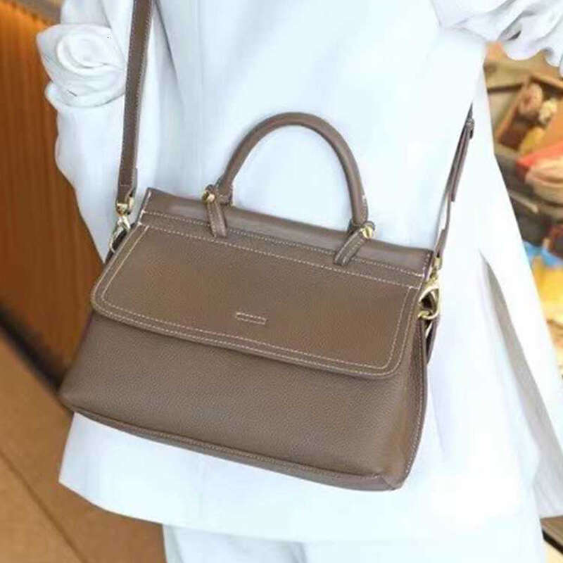 2025 New Luxury High-End Handbag for Women, Top Layer Cowhide Fashion Genuine Leather Commuter Shoulder Crossbody Bag