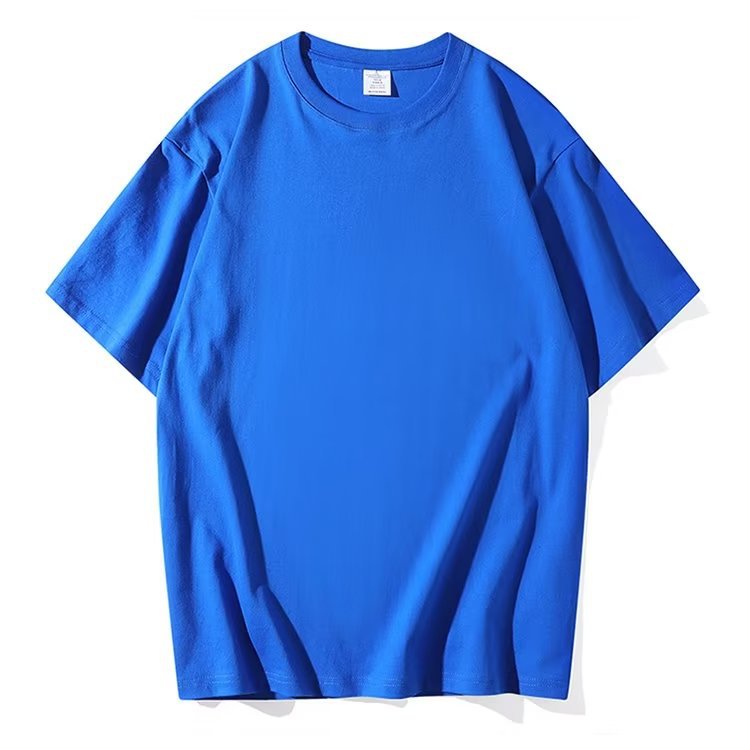 Luxurious Men's T-shirts With Round Necks Black And White Printed Designs High-quality Cotton Couple Style Loose Short-sleeved For both Men And W