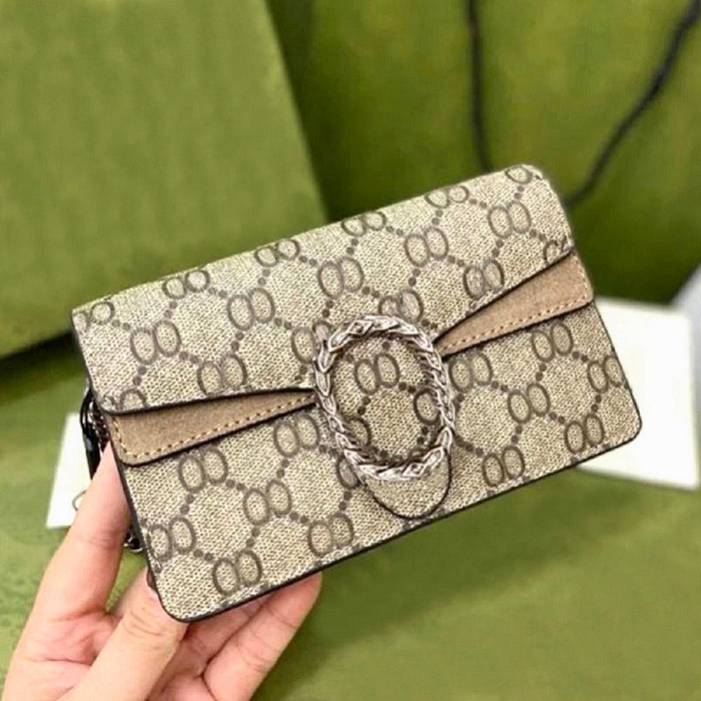 Designer Bag Luxury Purse Women Bag Fashion Mini Wallet Messenger Handbag High Quality Chain Shoulder Bag Crossbody Bag Canvas Leather Wallet 001A