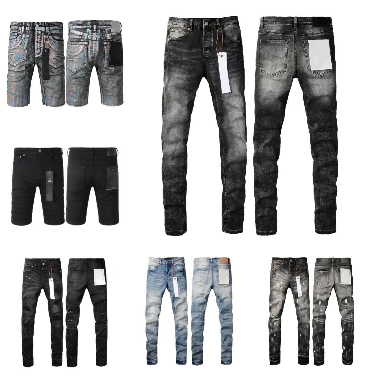 25 Designer Jeans Mens pur jeans Men Jean shorts Pants High-end Quality Straight Design Retro Streetwear Casual motorcycle Sweatpants pur jorts us size