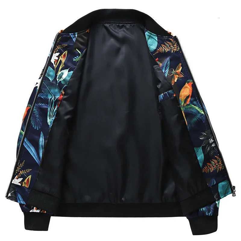 Spring New Mens Handsome Printing Mens Jacket Fashion Casual Youth Slim Sports Jacket Asian Size M-6XL W250809