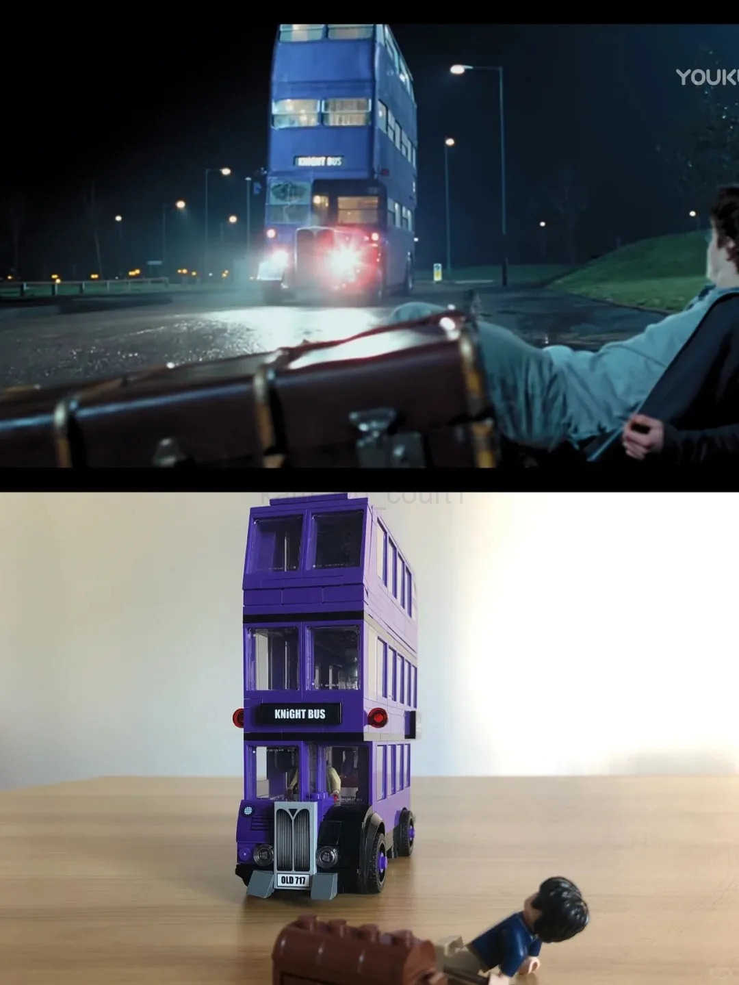 403pcs Magical World of Wizards The Knight Bus Triple-decker Building Blocks Set Compatible Kids M250711