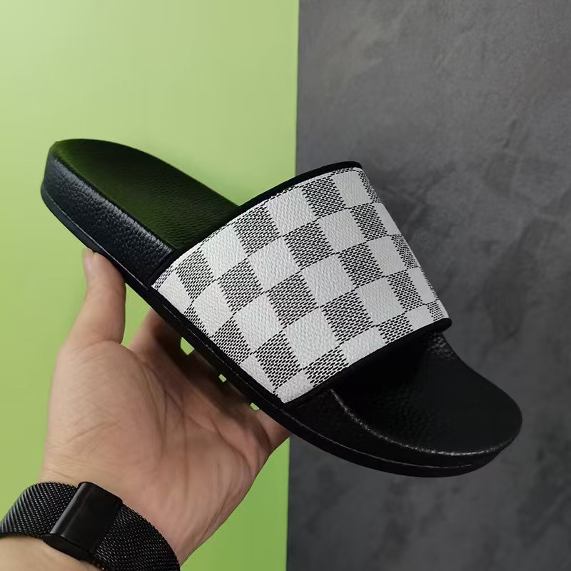 Women's Sandals Designer Sandals Slippers Fashion Floral Slippers, Leather and Rubber Flats Sandals Summer Beach Shoes