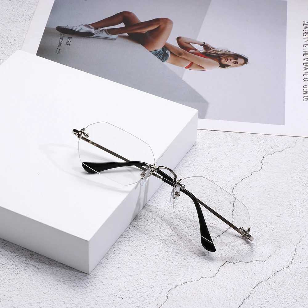 Luxury Rimss Square Sunglasses Man Brand Designer F Gradient Sunglasses Women Fashion Vintage Metal Sun Glasses W250709