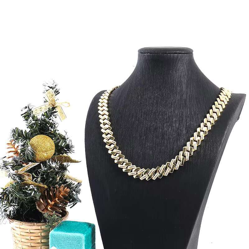 Customizable 925 Sterling Silver Fine Jewelry Chain Gold Plated Moissanite Cuban Link Hip Hop Bracelet and Necklace