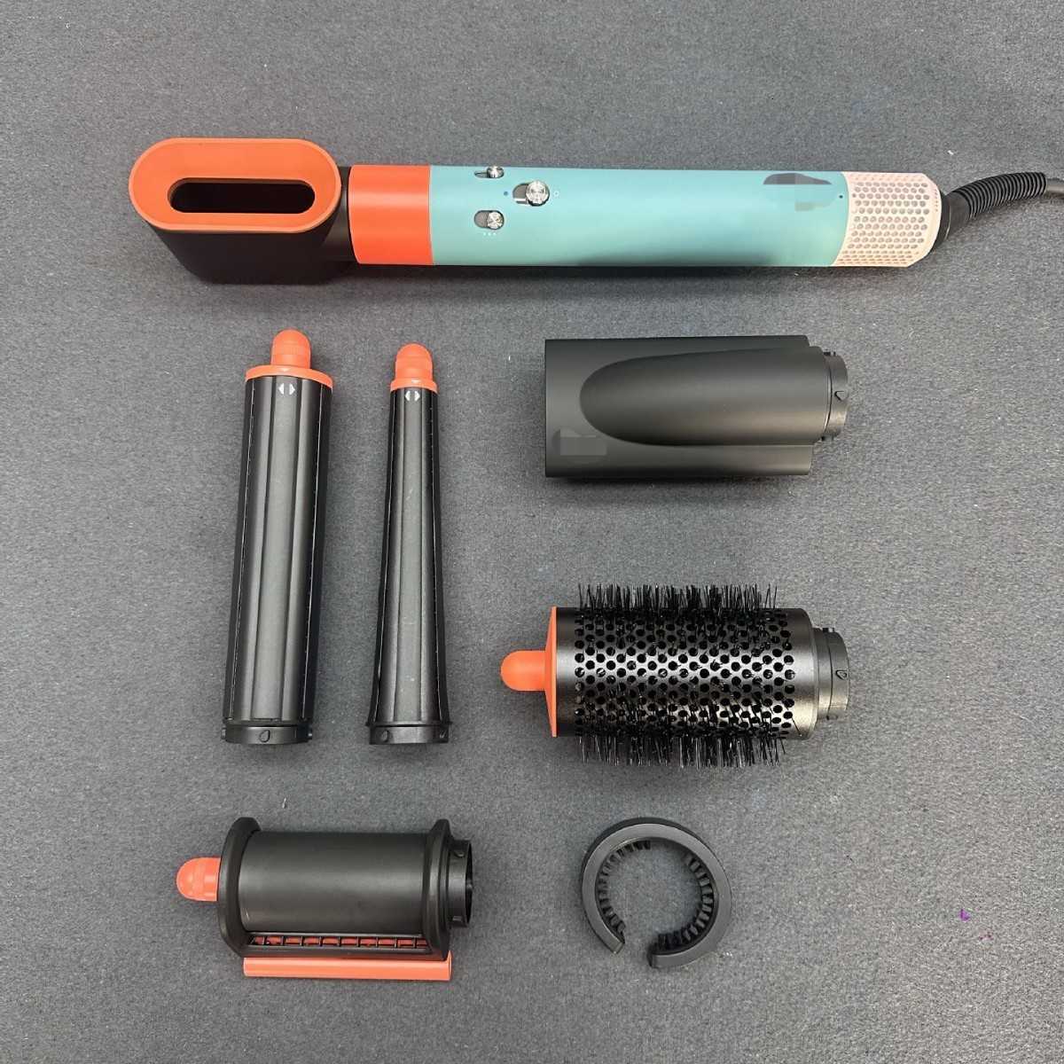 multi-functional 7-in-1 hair curling iron, hair dryer, hair styling curling tool, does not damage hair ,with box