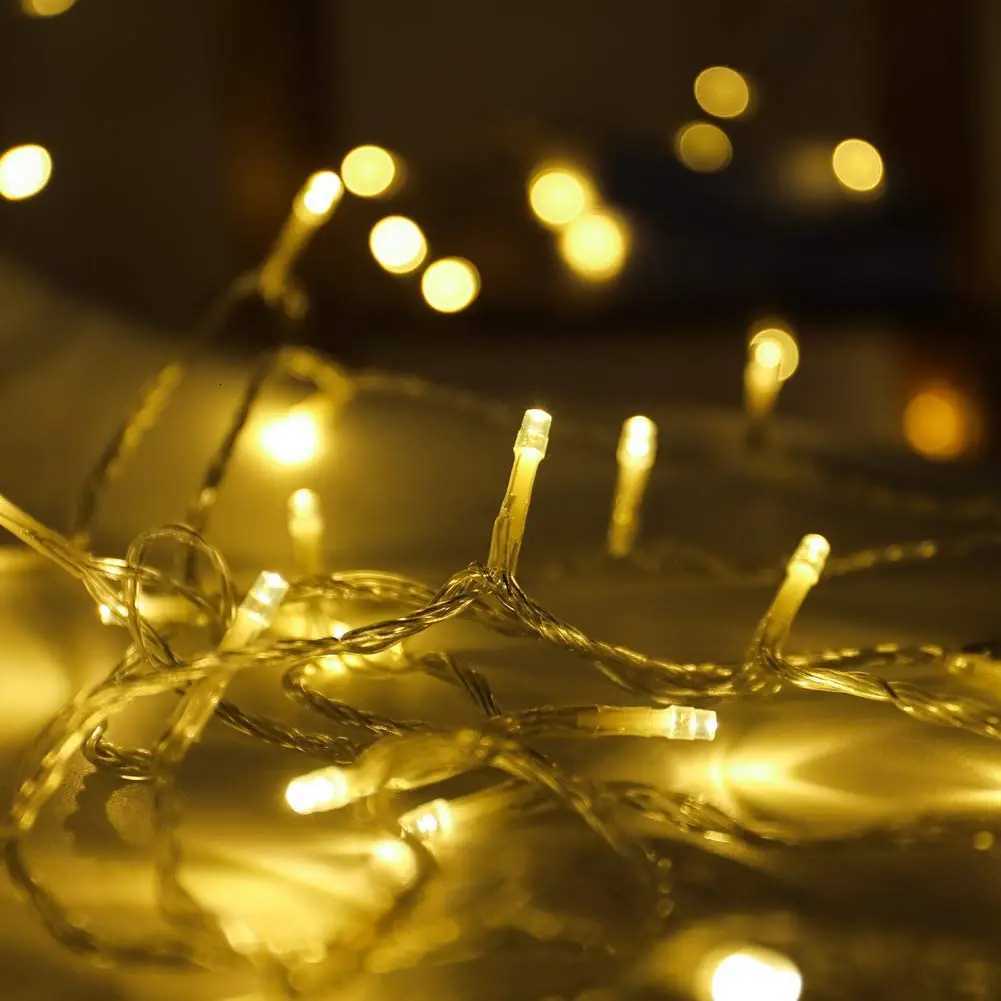 20m 10m 5m 2m LED Garland String Lights Christmas Tree Wedding Decoration Waterproof Fairy Light Indoor Outdoor Battery PoweredXJ250710
