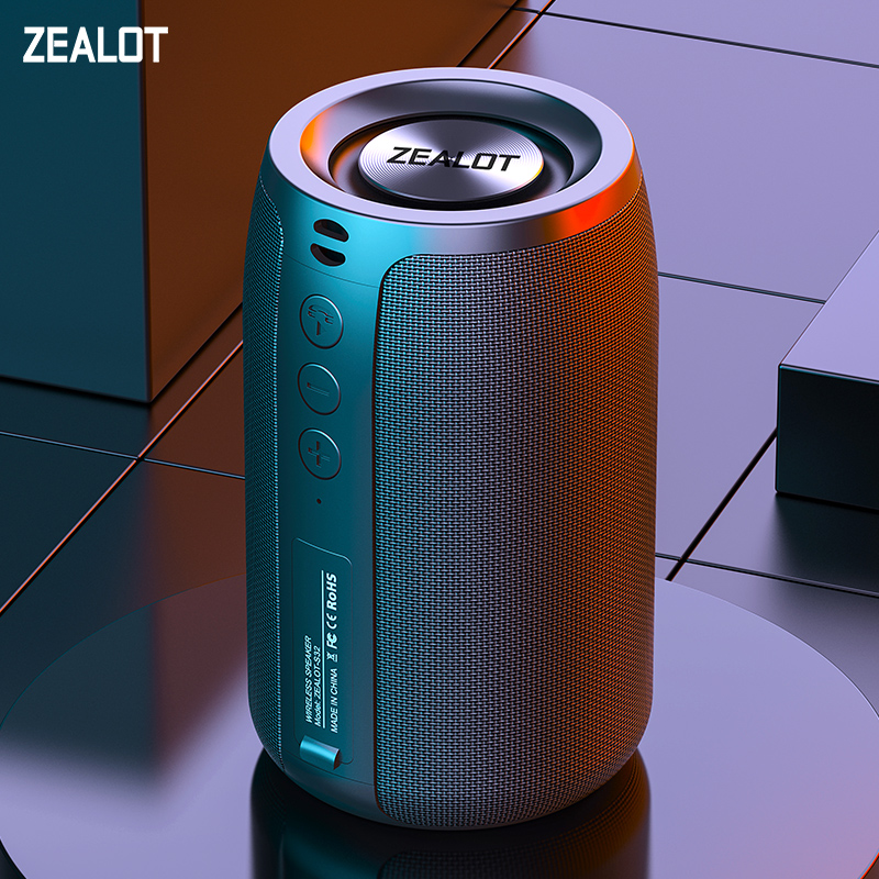 S32 Sleek Portability Meets Excellent Acoustics: Robust Waterproof Bluetooth Speaker