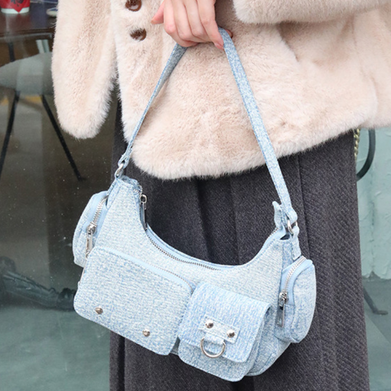 Brand Denim Multi-Task Borsetta Per Le Donne Fashi