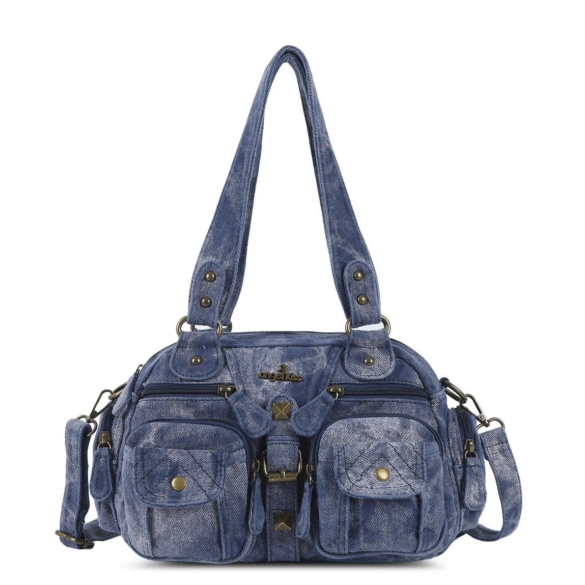 Bag Women Small Handbags Satchel Top-handle Handbag PU Shoulder Bag 8”x11” Dumpling Pack Multi-pockets Shoulder Bags