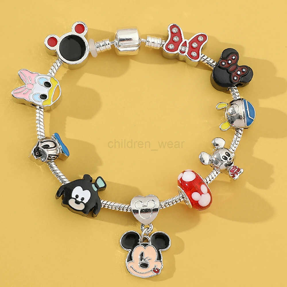 Disney Charms Crystal Beads Bracelet Marvel Superhero Pendant Bangle Star Wars Bracelet Women Jewelry Accessories for Fans Gifts W20250711
