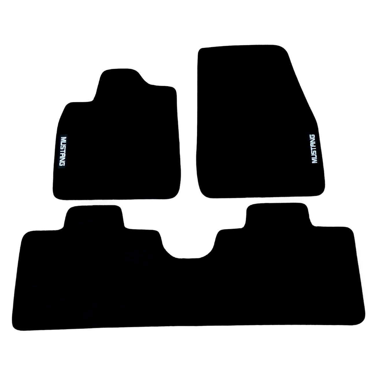 car floor mats for ford mustang mache velour waterproof black carpet liners new
