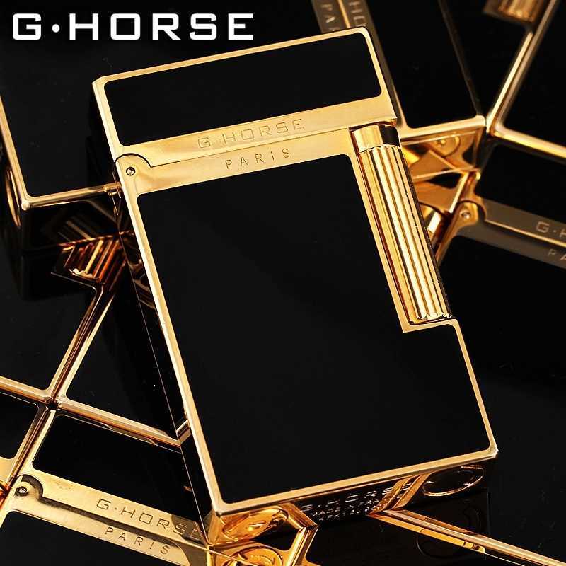 Shenjun's loud-sounding lighter for men, made of pure copper, with a milled-out steel body, refillable, retro, ultra-thin, and featuring a flint 