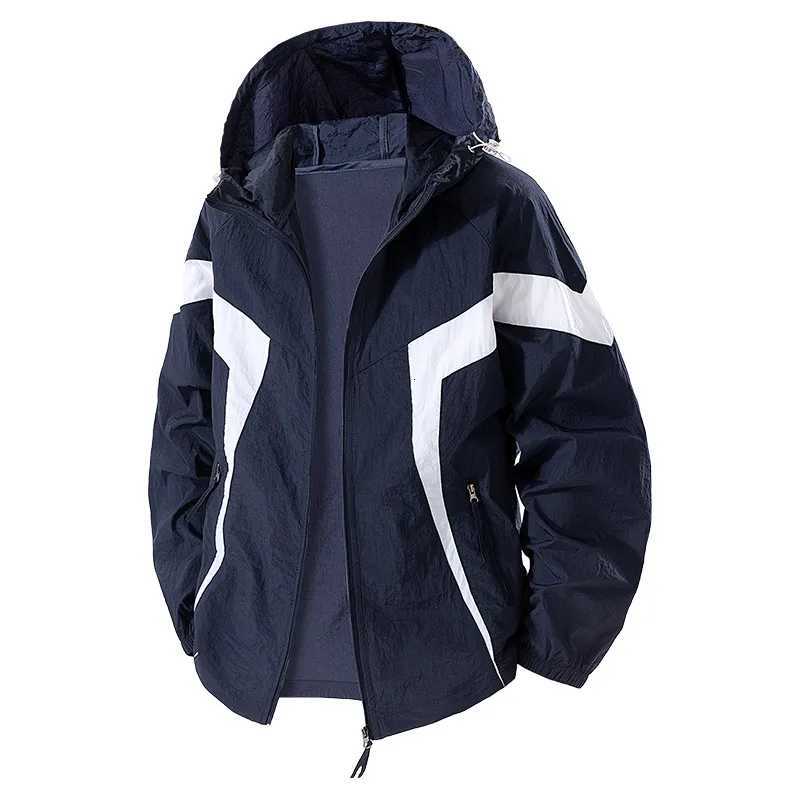 50+ Jacket Men Summer Plus Size 8XL 7XL 6XL Quick Dry Waterproof Camping Windbreaker Fishing Outdoor Anti-UV Clothing W250711