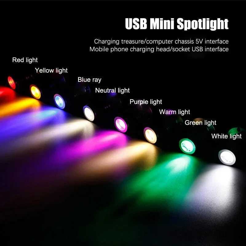 Mini USB Powered LED Cabinet Spotlight DC 5V Jewelry Shelf Lamp Counter Closet Display Ceiling Lights With Switch XJ250710
