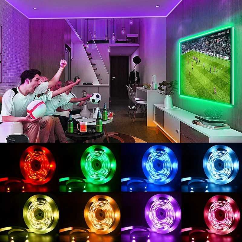3 Key Control LED Strip Lights for TV USB 5V Tape Lights for TV Backlight Home Party Decoration Flexible Ribbon XJ250710