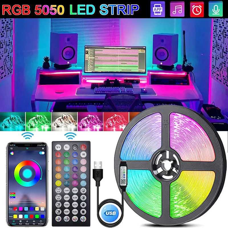 5050 RGB LED Strip Lights USB LED Light WiFi APP Control Flexible LED Tape Lights for TV Backlight Room Decor Lighting Diode XJ250710