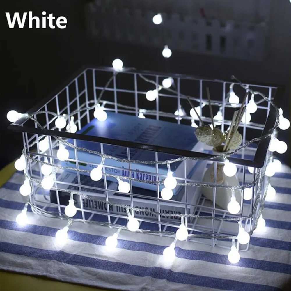 USB/Battery Power LED Ball Garland Lights Fairy String Waterproof Outdoor Lamp Birthday Holiday Wedding Party Decoration Lights XJ250710