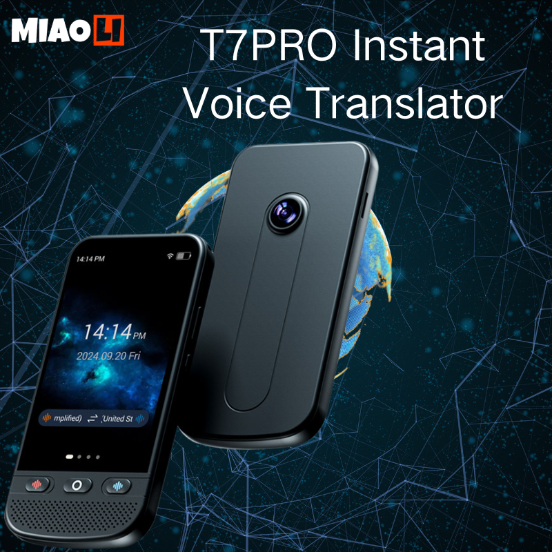 Smart Image + Audio Multilingual Interpreter by T7 PRO Series Seamless Communication Tool