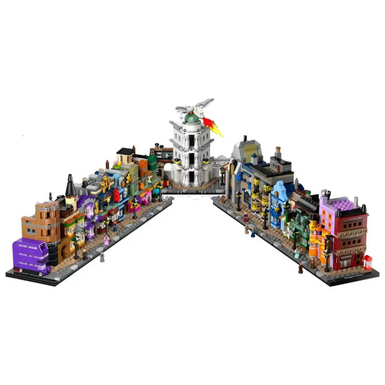 MOC Building Kit Street View Building 76444 House Building Block Model Kit 2750 Pieces Christmas Halloween Gift Set M250711