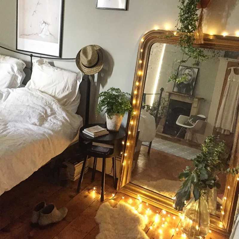 2/5/10M LED 8 Mode Fairy Light Remote Control Battery Box Copper Wire String Light Christmas Decoration Lights Party Home Decor XJ250710