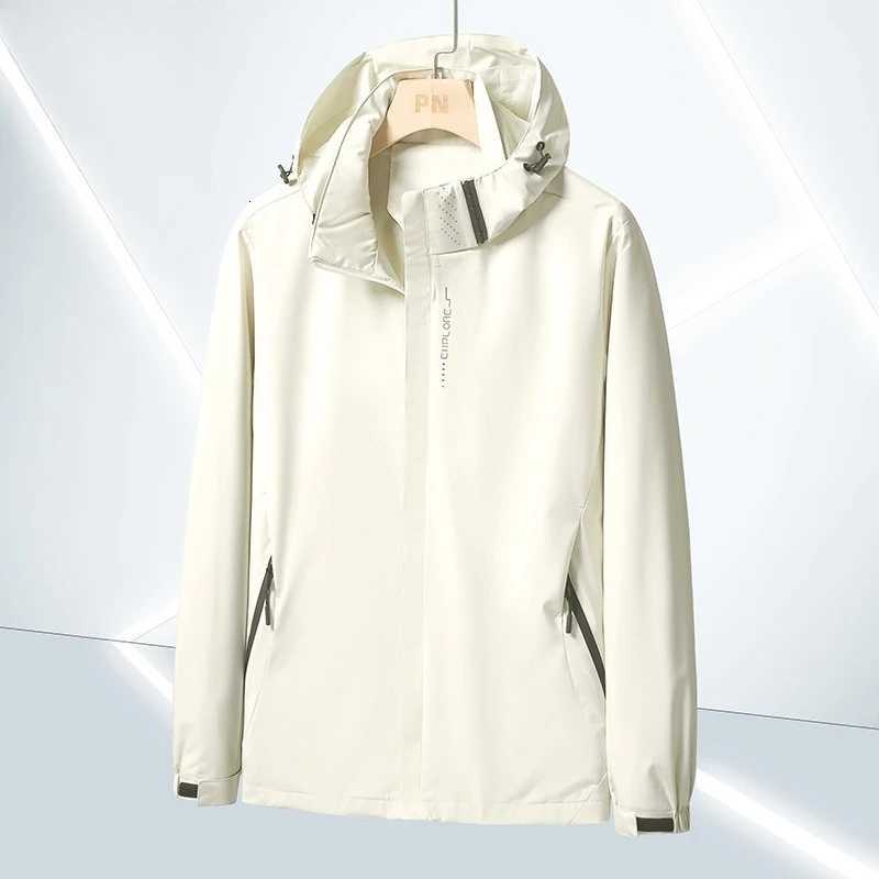 2025 New Outdoor Thin Jacket Single-layer Remover Waterproof Windproof Jacket Mens Style W250711